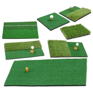 Mini Artificial Turf Golf Hitting Mat 30*30 30*60cm Portable Practice Training Aid Golf Swing Mat for Outdoor Indoor