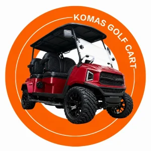 Mini Electric Golf Carts 48v Lithium Battery 4 Wheels 4 Seater CE Certificate 30-50Km/h 70-90km Range