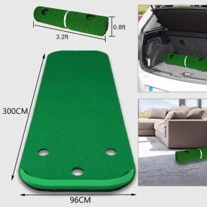 Mini Golf Hitting Mat Artificial Grass 10MM Golf Putting Green Outdoor for Golf Swing Course