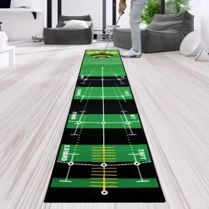 Mini Golf Practice Device Indoor Outdoor Nylon Practice Net for Training Putter and Putting Green Golf Training Aids