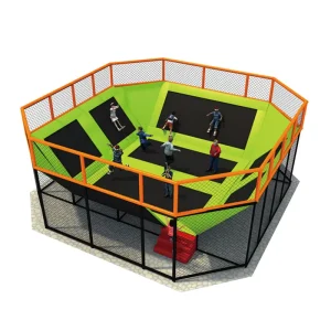 Mini Indoor Sports Simulator Trampoline Jumping Bed Indoor Playground Equipment for Shopping Mall & Adventure Park