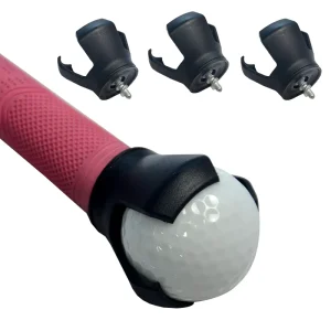 Mini Plastic Golf Ball Picker Up Tool Black Pick Up Golf Ball Retriever for Putter Grip