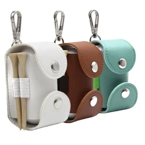 Mini Portable Golf Pouch Golf Ball and Tee Holder Golf Accessories
