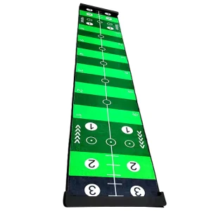 Mini Portable Golf Putting Green Mat Golf Training Equipment Golf Training Aid Golf Hitting Mat for Indoor and Outdoor
