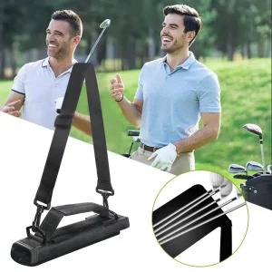 Mini Portable Handheld Golf Club Bag Simple Golf Carrier Bag Travel Bag Golf Training Case With Adjustable Shoulder Straps
