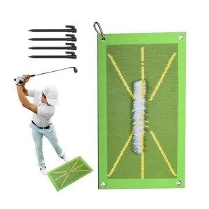 Mini Portable Putting Green for Swing Detection and Batting Practice Top Golf Training Mat