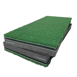 Mini Rubber Turf Grass Golf Putting Simulator for Putter Training Mats for Swing Direction