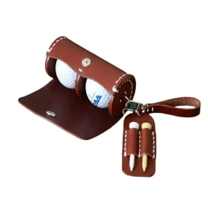 Mini Waterproof Golf Tour Carry Club Ball Sunday PU Leather Golf Tee Travel Bags for Men Custom Golf Bag