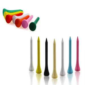 Mixed Size Color Zinc Alloy Durable Golf Tees Indoor Golf Training Accessories Portable Bulk Pack Golf Ball Tee Golf Lovers
