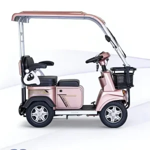 Mobile Golf Scooter High-performance 60V Two-seater Electric Golf Cart for Fairway and Resort Moving