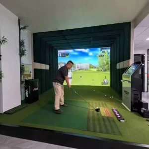 Modern 3D Floral Art Indoor Golf Leather Fabric Soft Cushion Self Adhesive Anti Static Wall Covering Padding