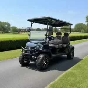Modern 4 Seater 72V Dot Certified Electric Golf Cart with Smooth Suspension and Comfortable Riding