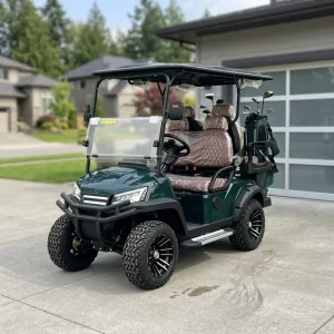 Modern 4 Seater Electric Golf Cart Private Clubs Estates 72V Lithium 5KW AC Motor 30 40km h 70 90km Range Compact Transport