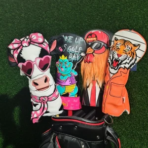 Mr. Animal Series Crocodile Golf Accessories Golf Head Cover Safe Protect Embroidery Golf Headcovers
