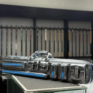 Multi Bag Top grain Leather Waterproof 84cm*14cm*14cm 1/2 Pool Cue Case Profession Pool Cue case