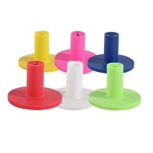 Multi Color Fluorescent Rubber Golf Tee Accessory From China Manufacturer