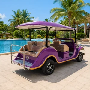 Multi Function Electric Golf Cart 4 Seater With Removable Cargo Box for Delivery and Golfing