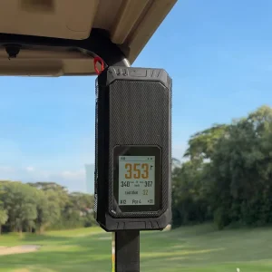 Multi Functional Magnetic Golf Speaker with GPS Rangefinder 20W Audio for Golf Cart UTV