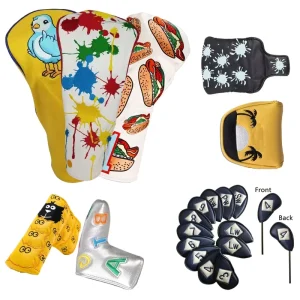 Multi Purpose Golf Club Head Covers Waterproof Anti Impact for Drivers Irons Putters Golf Gear