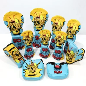 Multi-Size Soft Lining Anti-Scratch Golf Headcovers with Custom Popular Design Golf Head Cover