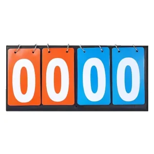 Multi Sports Score Flip Scoreboard Football Basketball Table Top Manual Digital Sports Scoreboard