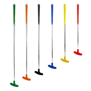 Multi-color Golf Putter Golf Clubs with Rubber Head Steel Shaft for Right Left Handed Training Practice OEM Custom Logo