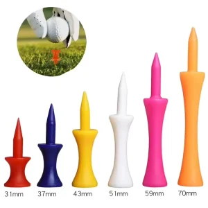Multi-colored Plastic Step Guides and Castle Golf Tacks Golf Accessories in Various Sizes Model 0104