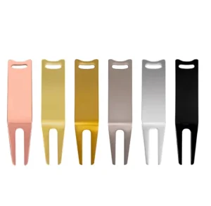 Multi function Bottle Opener Green Fork Zinc Alloy Golf Fork Ball Mark Set Other Golf Products Golf Divot Repair Tool