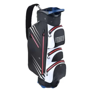 Multi-functional Pockets Nylon Eco-Friendly Lightweight Waterproof Golf Club Cart Bag with Customizable Logo