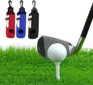 Multicolor Portable Golf Accessories Neoprene Golf Ball Pouch Carry Bag for Man Woman
