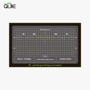 Multifunctional QJ-8020 Left Hand Flex Golf Putting Station Waffle Sports Towel Accessory Microfiber Training 30x45cm