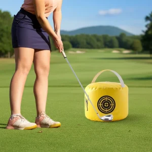Multifunctional Swing Strike Bag Golf Training Aid for Teaching and Exercise