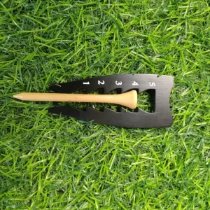 Multifunctional Zinc Alloy Tool Golf Tee Height Adjuster Divot Repair
