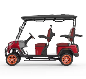 Multimedia Touch Screen Golf Cart Intelligent Steering Golf Cart Small Electric Vehicles 48V 4 Seats