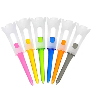 Multiple Colors Long Golf Tees Bulk Unbreakable Golf Tees Plastic
