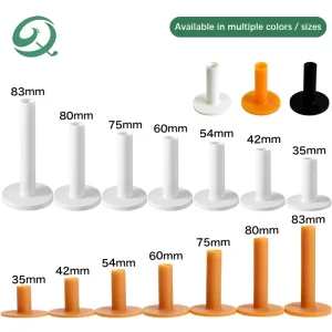Multiple Sizes Golf Tees Customizable Rubber Golf Tees Durable Golf Driving Range Tees for Practice Mats