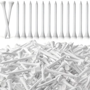 Natural Durable Bamboo Golf Tees Low Friction Professional Golf Training Equipment Custom Golf Accessories Supplier