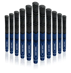 Natural Rubber Custom Color Custom Logo Hybrid Grips Standard Midsize Jumbo Sizes Golf Grips With Cord