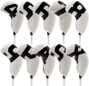 Neoprene Golf Club Head Cover Set Iron Covers with Custom Design Protecting Golf Clubs