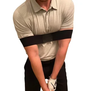 Neoprene Golf Swing Training Aid Ergonomic Golf Correcting Arm Band Adjustable Correction Belt for Better Form