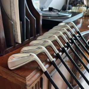 New 790 Silver 7PCS Golf Irons 4 9P S Flex Steel & Graphite Shaft Black Headcovers Included