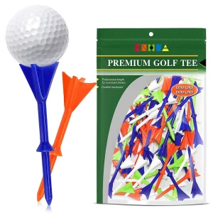 New Arrival OEM ODM Durable 4 Claws Double-deck Golf Tees Big Cup Plus 83 Golf Tee Manufacturer Colorful Price Ball Holder