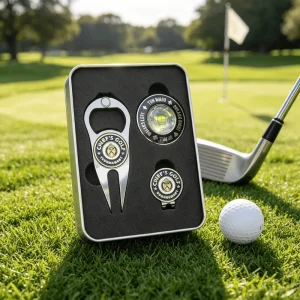 New Arrivals Sublimation Original Design Multi Shape White Custom Divot Tool With Golf Ball Marker