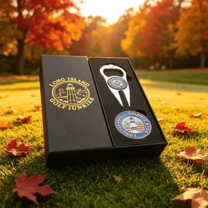 New Arrivals Sublimation Original Design Multi Shape White Golf Ball Marker Hat Clip Box