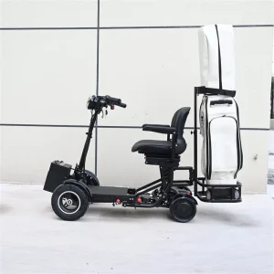 New Design 10 Inch 800w Ride Push Golf Buggy Golf Cart Folding Electric Trolley Golf Scooter
