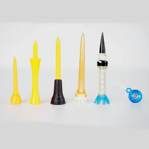 New Design Bulk Golf Tees Durable Flexible Plastic Magnetic Practice Tees Individual Pack