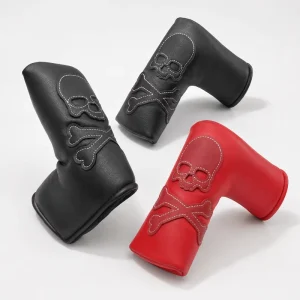 New Design Custom Headcover Driver Wood Cover Club Golf Headcovers Golf Head Cover Embroidery PU Leather Golf Accessories
