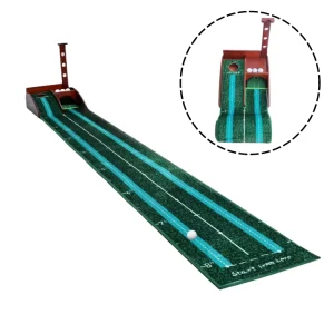 New Design Electric Golf Putting Mat High Quality Mini Golf Putting Green Mat with Velvet Putter Mat for Indoor Outdoor Practice