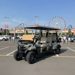 New Design Factory Customized 6 Passenger Seaters Electric Golf Carts with 30 50Km h Speed and 50 70km Range