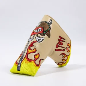 New Design Fashion Golf Wood Putter Blade Headcover Golf Club Covers Headcover PU Leather Golf Head Covers